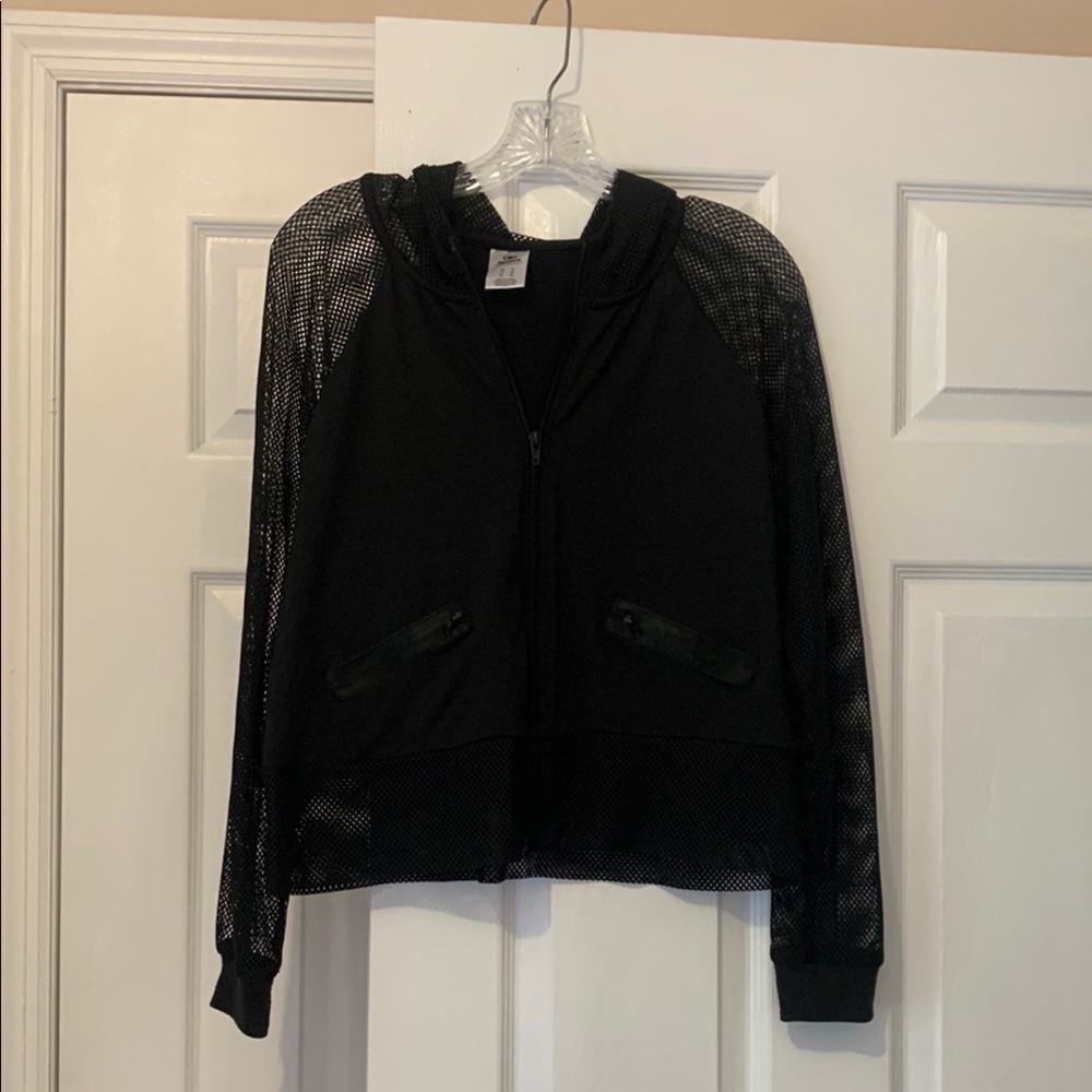 Black Mesh Women's Jacket
